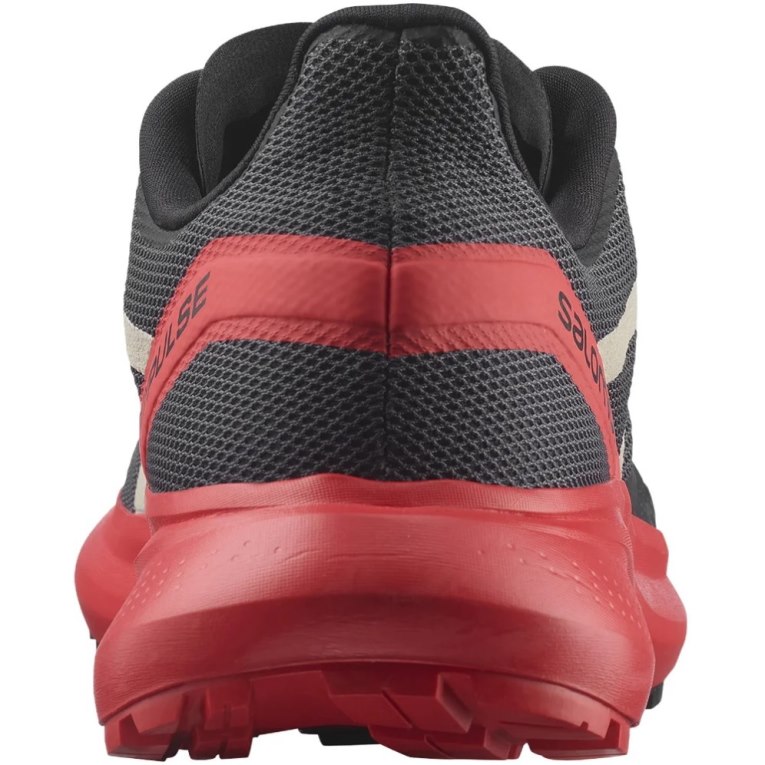 Tenis Para Trail Running Salomon Hypulse Hombre Negros Rojos | MX QADH597